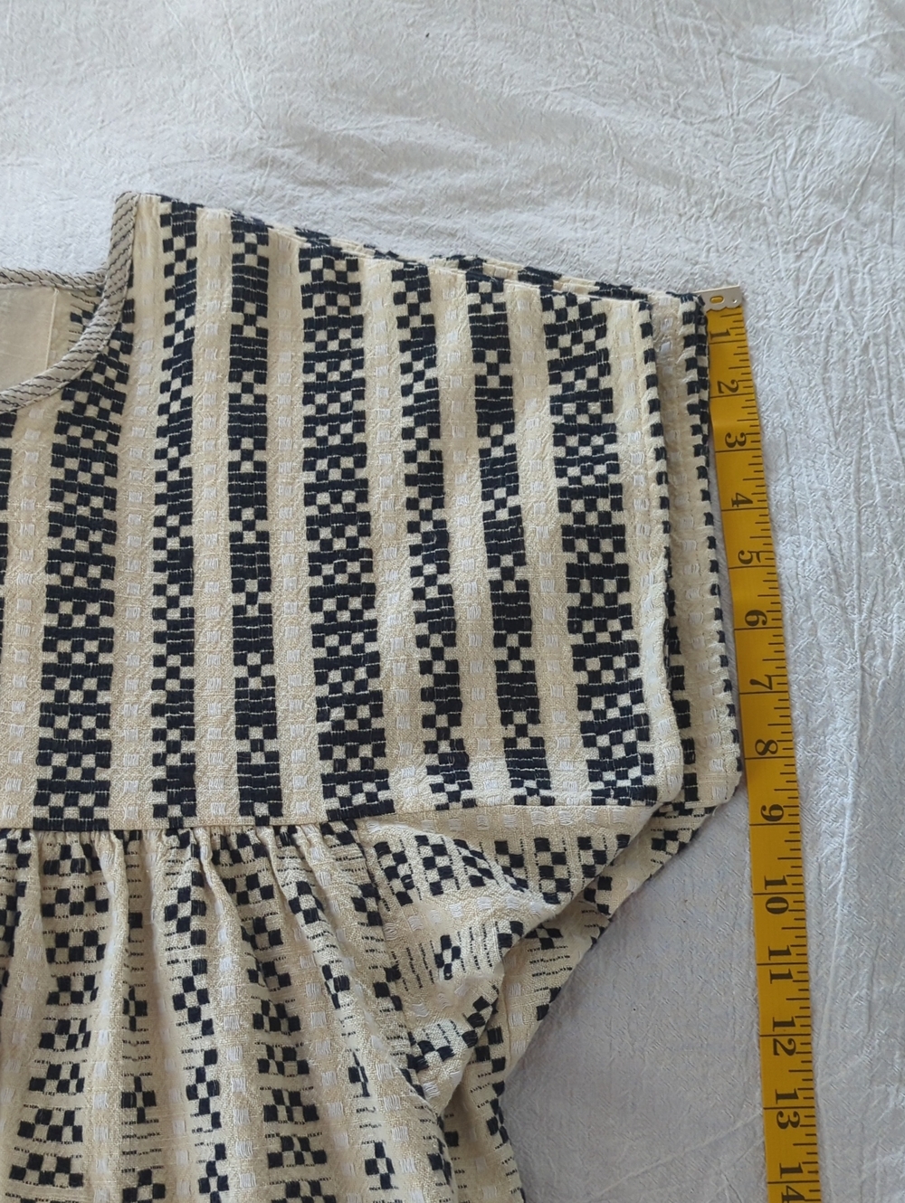 Ace & Jig Marfa Top in Charm Size Medium M Geometric Boho Crop - Picture 7 of 8